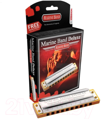 Губная гармошка Hohner Marine Band Deluxe 2005/20 Eb / M200504X