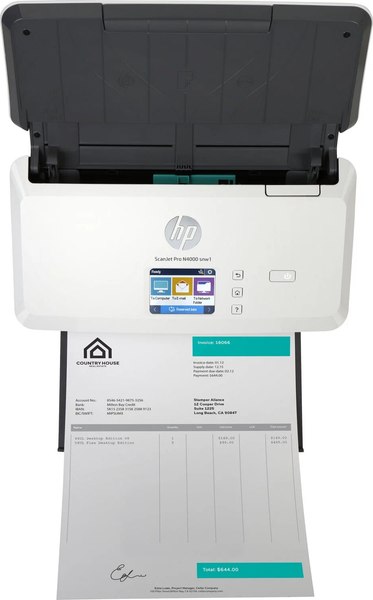 Протяжный сканер HP ScanJet Pro N4000 SNW1 (6FW08A)