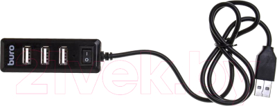 USB-хаб Buro BU-HUB4-0.5L-U2.0 - фото