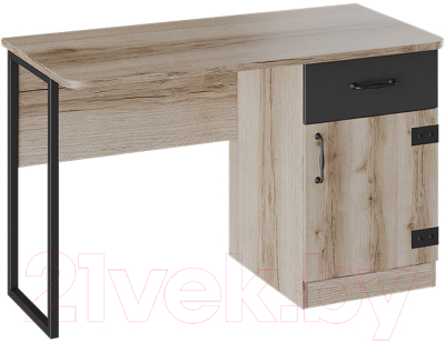Письменный стол ТриЯ Окланд ТД-324.15.02 (черный/дуб делано) - фото