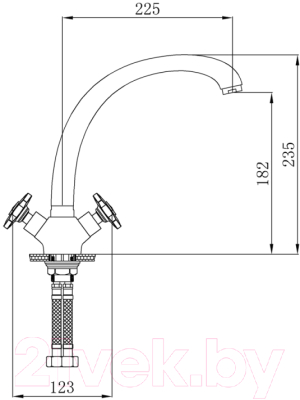 Смеситель РМС SL115-273F