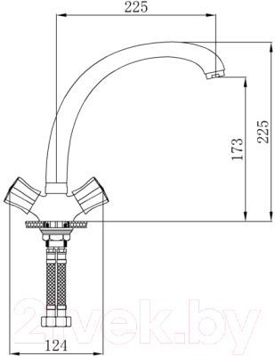 Смеситель РМС SL116-273F