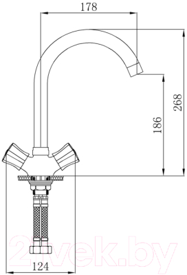 Смеситель РМС SL116-274F