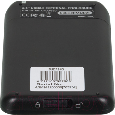 Бокс для жесткого диска AgeStar 3UB2A8-6G