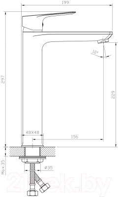 Смеситель Rossinka Silvermix RS27-14