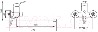 Смеситель РМС SL120-006E