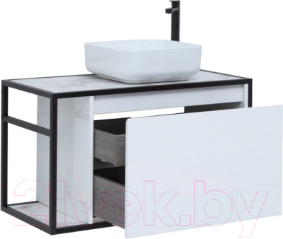 Тумба под умывальник Aquanet Nova Lite Loft 90 R / 261651