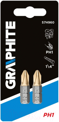 Набор бит Graphite 57H960 - фото