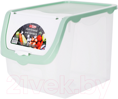 Контейнер Эльфпласт EP506 (12л, фисташковый) - фото