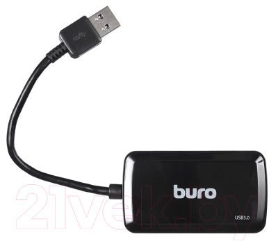 USB-хаб Buro BU-HUB4-U3.0-S - фото