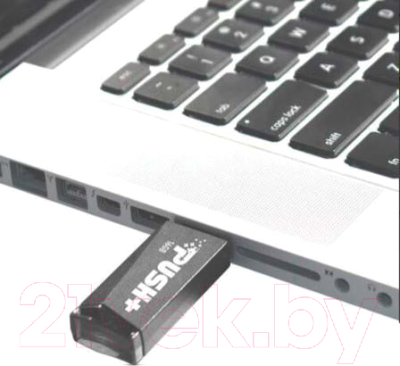 Usb flash накопитель Patriot Push+ 64GB Black (PSF64GPSHB32U)