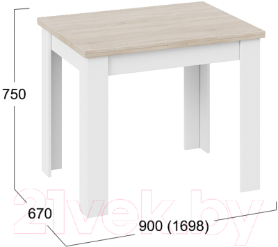 Обеденный стол ТриЯ Промо тип 3