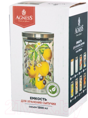 Емкость для хранения Agness 887-140