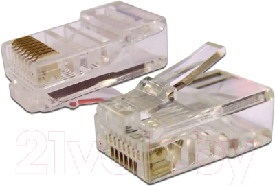 Коннектор Lanmaster RJ-45 (TWT-PL45-8P8C) - фото