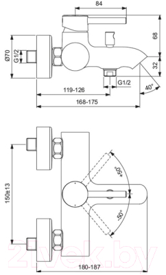 Смеситель Ideal Standard Cerafine BC500XG