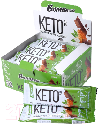 Набор протеиновых батончиков Bombbar Кето - фото