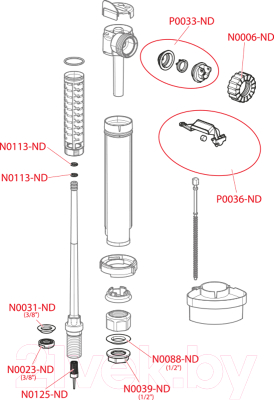 Арматура Alcadrain A17-1/2