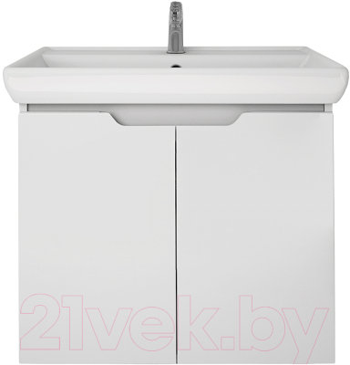 Тумба под умывальник Dreja Q Plus (D) / 99.1005 (белый глянец)
