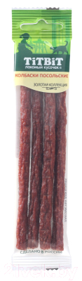 Лакомство для кошек TiTBiT Золотая коллекция. Колбаски Посольские / 21705 - фото