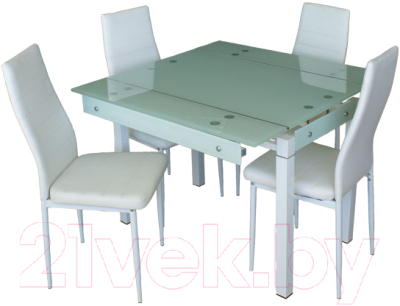 Обеденный стол Баобаб В07 (белый)