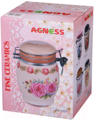 Емкость для хранения Agness 358-1103