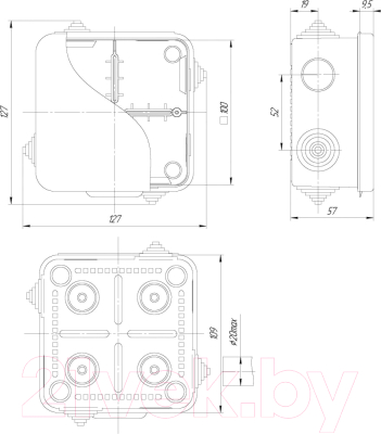 Коробка распределительная Greenel GE41256
