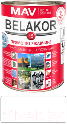 Грунт-эмаль MAV Belakor-15