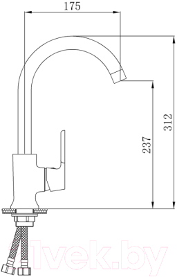 Смеситель РМС SL123W-017F