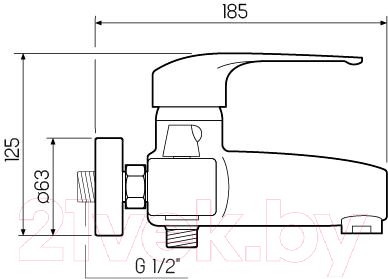Смеситель РМС SL50-009E