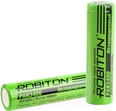 Аккумулятор Robiton 3.4/Li18650 NCR18650B с защитой BL1