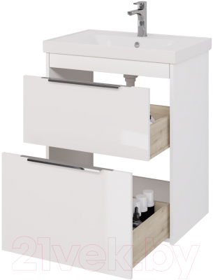 Тумба под умывальник Dreja Prime 70 / 99.9301 (белый глянец)
