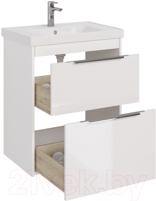 Тумба под умывальник Dreja Prime 70 / 99.9301 (белый глянец)