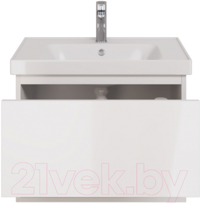 Тумба под умывальник Dreja Perfecto 70 / 99.0807 (белый глянец)