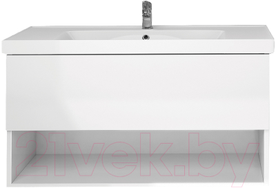 Тумба под умывальник Dreja Perfecto 90 / 99.0808 (белый глянец) - фото