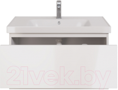 Тумба под умывальник Dreja Perfecto 90 / 99.0808 (белый глянец)