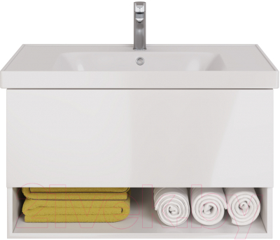 Тумба под умывальник Dreja Perfecto 90 / 99.0808 (белый глянец)