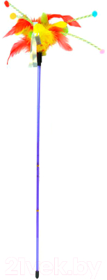 Игрушка для кошек Duvo Plus Удочка с перьями / 1717032/DV - фото