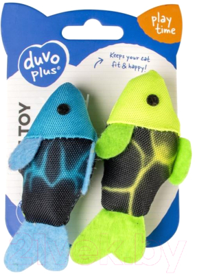 Игрушка для кошек Duvo Plus Рыбки Флэш / 12078/DV