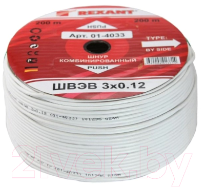 Кабель Rexant ШВЭВ (ШСМ) 3x0.12 / 01-4033 - фото