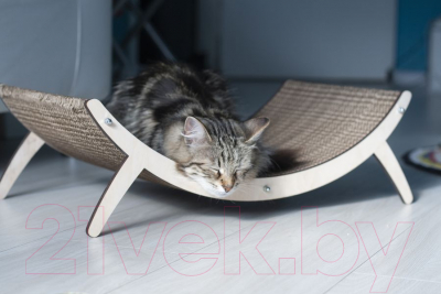 Лежанка-когтеточка Чешир Уфолог / 375-25