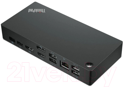 Док-станция для ноутбука Lenovo ThinkPad Universal USB-C Dock (40AY0090EU) - фото
