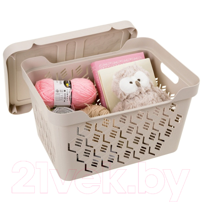 Корзина Econova Deluxe / 433205934 (светло-бежевый)