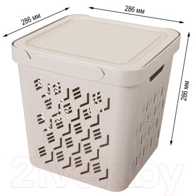 Корзина Econova Deluxe / 433242734 (светло-бежевый)