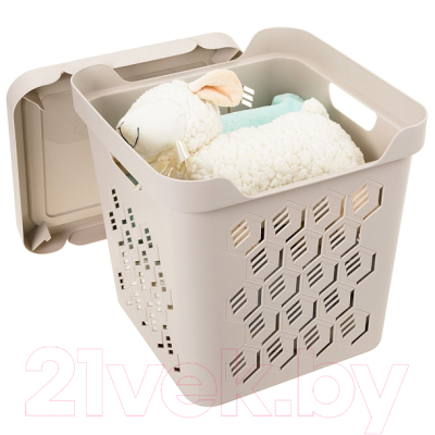 Корзина Econova Deluxe / 433242734 (светло-бежевый)