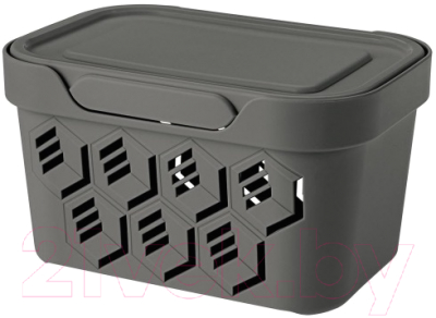 Корзина Econova Deluxe / 433233511 (серый) - фото