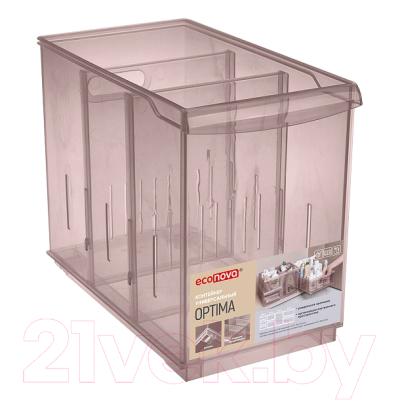 Органайзер для хранения Econova Optima / 433217314 (коричневый)