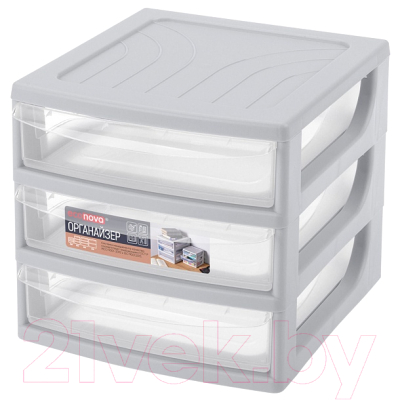 Органайзер для хранения Econova 433224030 (светло-серый)