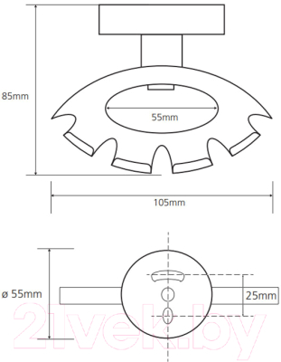 Держатель для зубной пасты и щетки Bemeta Omega 104110032