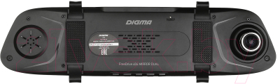 Видеорегистратор-зеркало Digma FreeDrive 404 Mirror Dual - фото