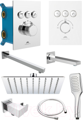 Душевая система Rubineta Thermo-3F-Olo(SQ) / 625040 - фото